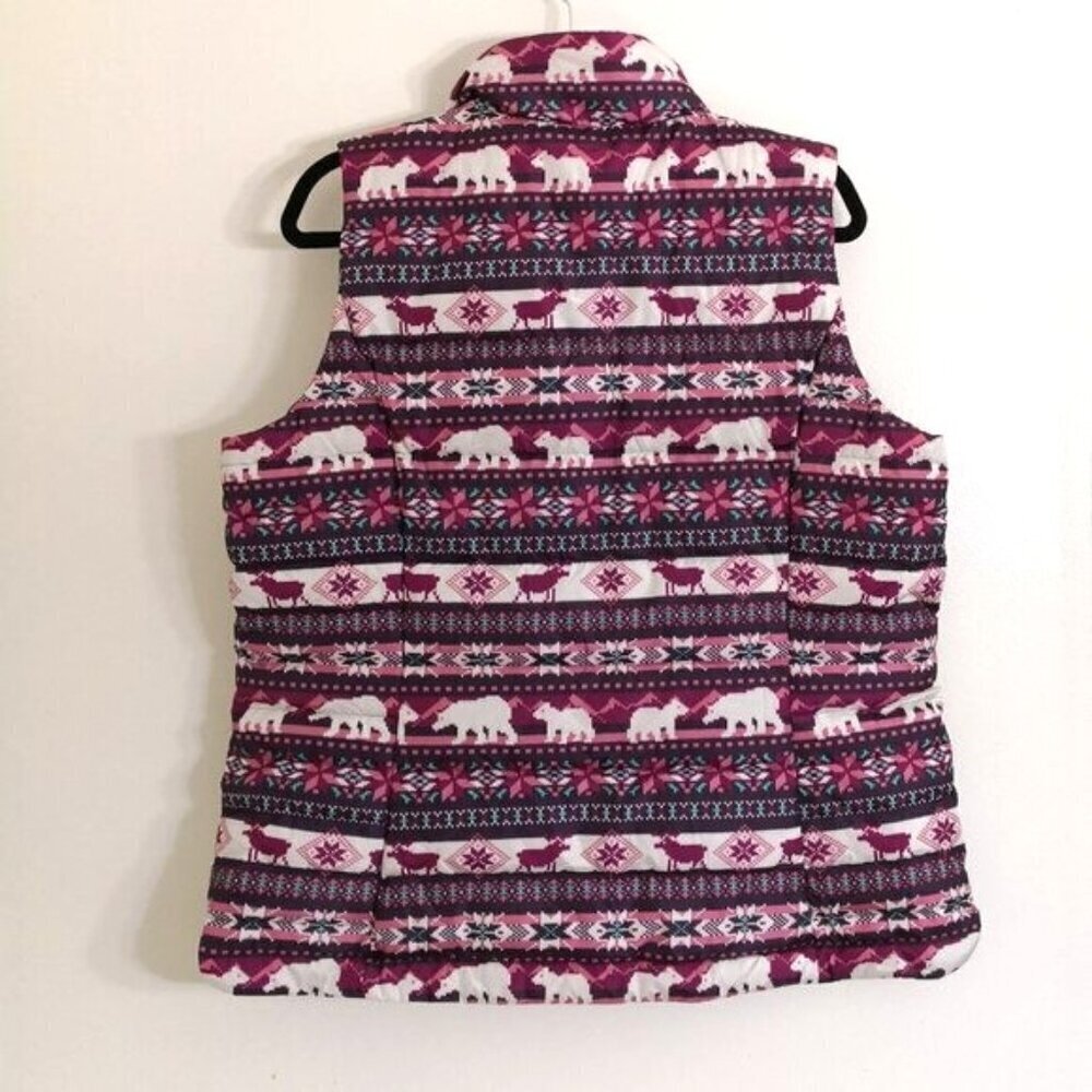 Lands' End Women's Down Puffer Vest Size L - Picture 3 of 3